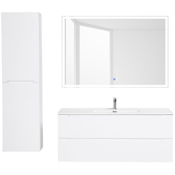 Тумба под раковину BelBagno Etna 120 ETNA-1200-2C-SO-BL-P подвесная Bianco Lucido