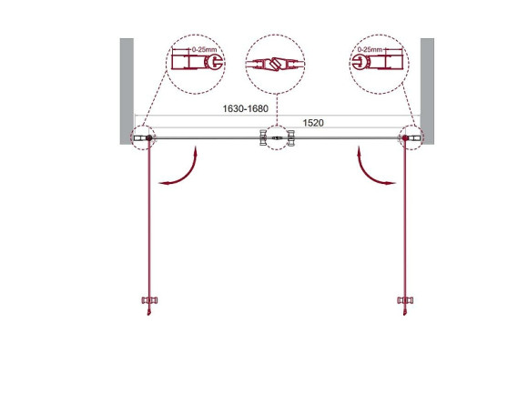Душевая дверь BelBagno Etna 170 ETNA-B-2-170-C-Cr профиль Хром стекло прозрачное Душевая дверь BelBagno Etna 170 ETNA-B-2-170-C-Cr профиль Хром стекло прозрачное