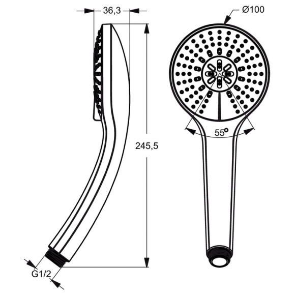 Комплект смесителей Ideal Standard Alpha BD003AA Хром Комплект смесителей Ideal Standard Alpha BD003AA Хром