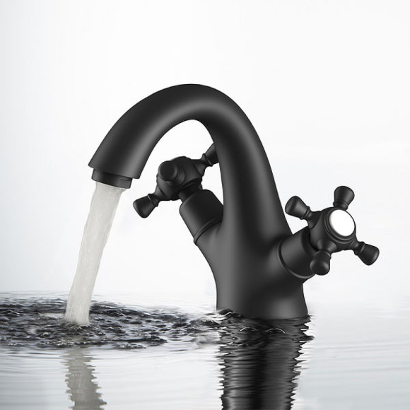 Смеситель для раковины Timo Nelson 1911/03F Черный