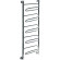 Водяной полотенцесушитель Ника Curve ЛZ 120x60 Хром
