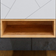 Ниша для тумбы Бриклаер Кристалл 60 4627125415883 Дуб Бунратти Ниша для тумбы Бриклаер Кристалл 60 4627125415883 Дуб Бунратти