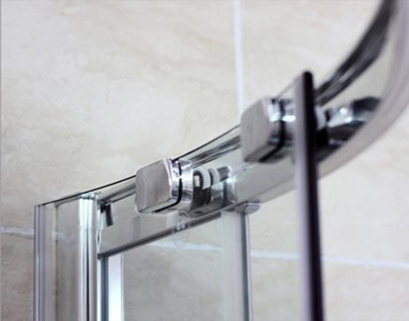 Душевой уголок Cezares Pratico R-2 90x90 PRATICO-R-2-90-P-Cr профиль Хром стекло рифленое