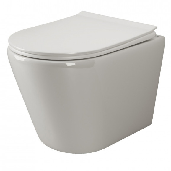 Унитаз Ceramicanova Highlight Rimless CN1804 подвесной с сиденьем Микролифт