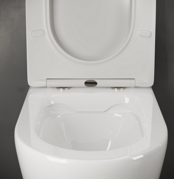 Унитаз Ceramicanova Highlight Rimless CN1804 подвесной с сиденьем Микролифт