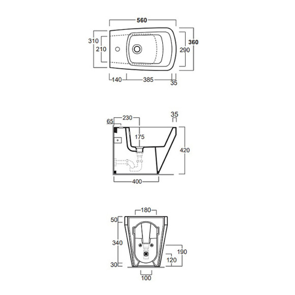 Биде Simas Baden Baden BB04bi*1 Белое Биде Simas Baden Baden BB04bi*1 Белое