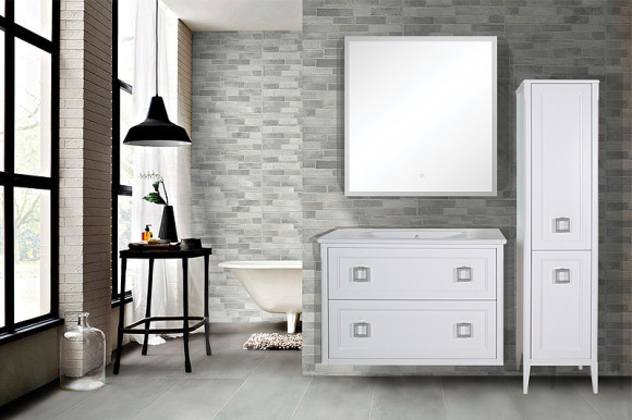 Зеркало ASB-Woodline Марика 85 12221 с подсветкой с сенсорным выключателем