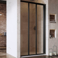Душевая дверь Ravak Supernova ASDP3-100 00VA03R2Z1 профиль Черный стекло Transparent