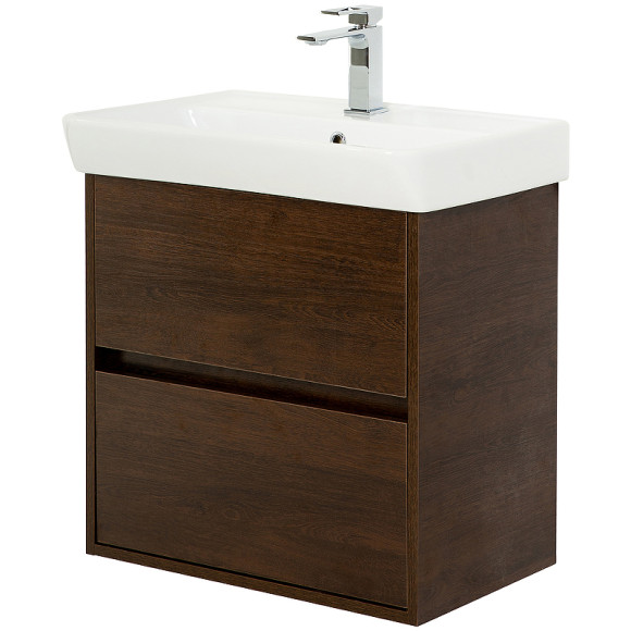 Тумба под раковину BelBagno Neon 60 NEON-600-2C-SO-RS подвесная Rovere Scuro Тумба под раковину BelBagno Neon 60 NEON-600-2C-SO-RS подвесная Rovere Scuro