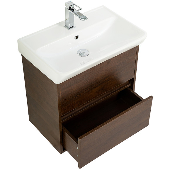 Тумба под раковину BelBagno Neon 60 NEON-600-2C-SO-RS подвесная Rovere Scuro Тумба под раковину BelBagno Neon 60 NEON-600-2C-SO-RS подвесная Rovere Scuro