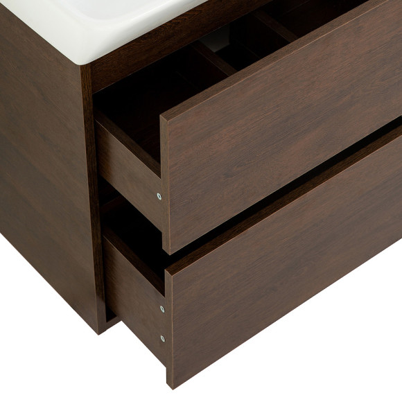 Тумба под раковину BelBagno Neon 60 NEON-600-2C-SO-RS подвесная Rovere Scuro Тумба под раковину BelBagno Neon 60 NEON-600-2C-SO-RS подвесная Rovere Scuro