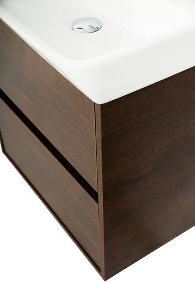 Тумба под раковину BelBagno Neon 60 NEON-600-2C-SO-RS подвесная Rovere Scuro Тумба под раковину BelBagno Neon 60 NEON-600-2C-SO-RS подвесная Rovere Scuro