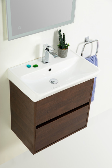 Тумба под раковину BelBagno Neon 60 NEON-600-2C-SO-RS подвесная Rovere Scuro Тумба под раковину BelBagno Neon 60 NEON-600-2C-SO-RS подвесная Rovere Scuro