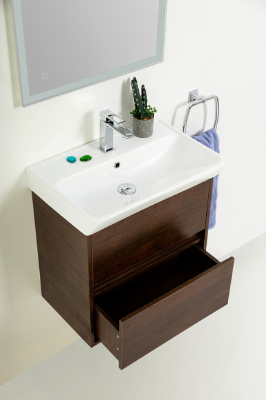 Тумба под раковину BelBagno Neon 60 NEON-600-2C-SO-RS подвесная Rovere Scuro Тумба под раковину BelBagno Neon 60 NEON-600-2C-SO-RS подвесная Rovere Scuro