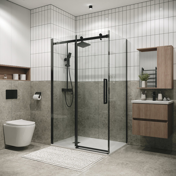 Душевой уголок Grossman Classic 110х90 120.K33.04.1190.42.00 профиль Графит сатин стекло прозрачное Душевой уголок Grossman Classic 110х90 120.K33.04.1190.42.00 профиль Графит сатин стекло прозрачное