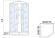 Душевая кабина River Desna 80x80 MT 10000002387 с поддоном Душевая кабина River Desna 80x80 MT 10000002387 с поддоном