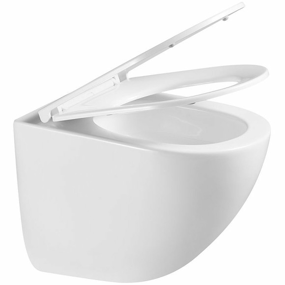 Унитаз Vincea Bien VT1-51T подвесной Белый с сиденьем Микролифт Унитаз Vincea Bien VT1-51T подвесной Белый с сиденьем Микролифт