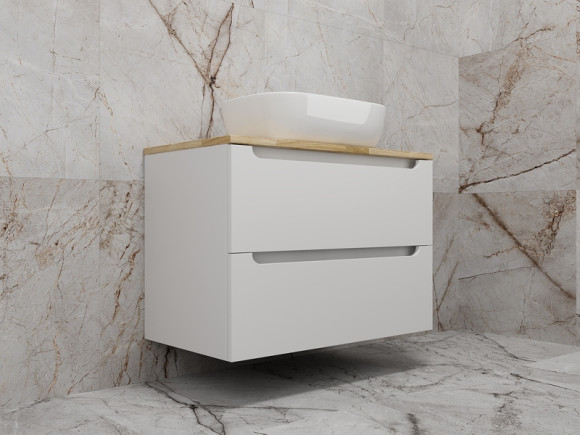 Тумба под раковину Style Line Бали 80 ЛС-00002339 подвесная Белый софт