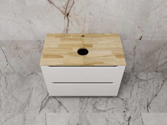 Тумба под раковину Style Line Бали 80 ЛС-00002339 подвесная Белый софт