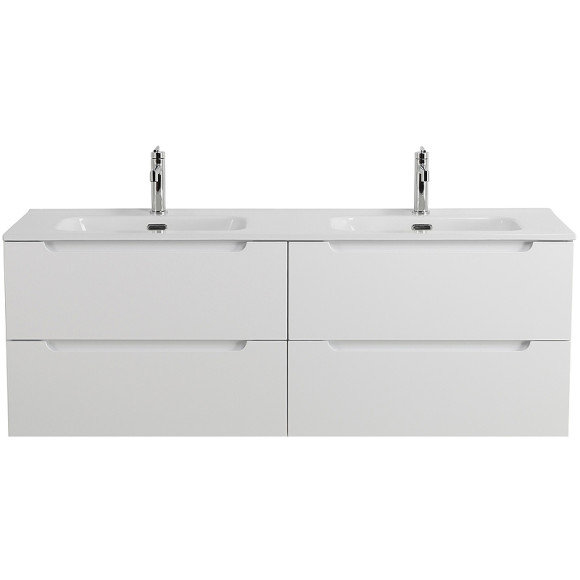Тумба под раковину BelBagno Etna 140 ETNA-1400-4C-SO-2-BL подвесная Bianco Lucido