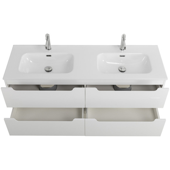 Тумба под раковину BelBagno Etna 140 ETNA-1400-4C-SO-2-BL подвесная Bianco Lucido