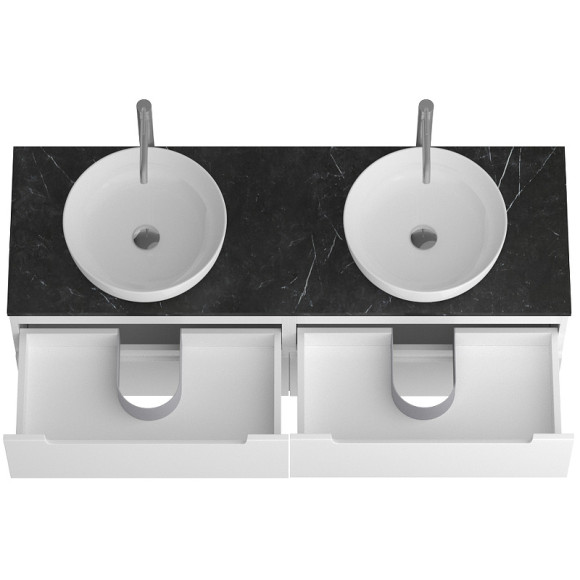 Тумба под раковину BelBagno Etna 140 ETNA-1400-4C-SO-2-BL подвесная Bianco Lucido