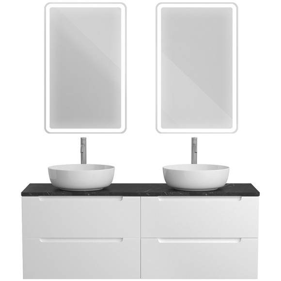 Тумба под раковину BelBagno Etna 140 ETNA-1400-4C-SO-2-BL подвесная Bianco Lucido