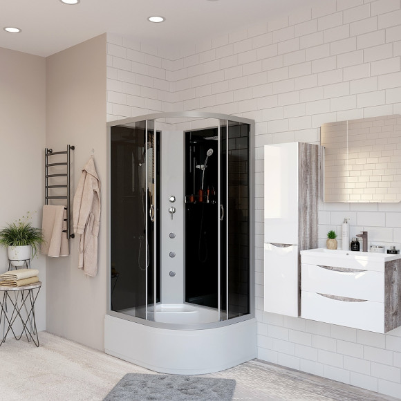 Душевая кабина Niagara Classic 120x80 L NG-2510-14LBKG с гидромассажем Душевая кабина Niagara Classic 120x80 L NG-2510-14LBKG с гидромассажем