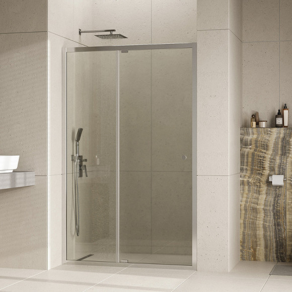 Душевая дверь WasserKRAFT Aula 120 11P05 профиль Хром стекло прозрачное Душевая дверь WasserKRAFT Aula 120 11P05 профиль Хром стекло прозрачное