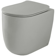 Унитаз Kerasan Nolita 531859 приставной Grigio matt без сиденья