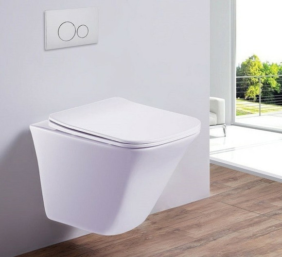 Унитаз Esbano Luchena-C ESUPLUCHCW подвесной Белый глянцевый с сиденьем Микролифт