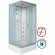 Душевая кабина Niagara Classic 100х80 NG-33084-14QG с гидромассажем Душевая кабина Niagara Classic 100х80 NG-33084-14QG с гидромассажем