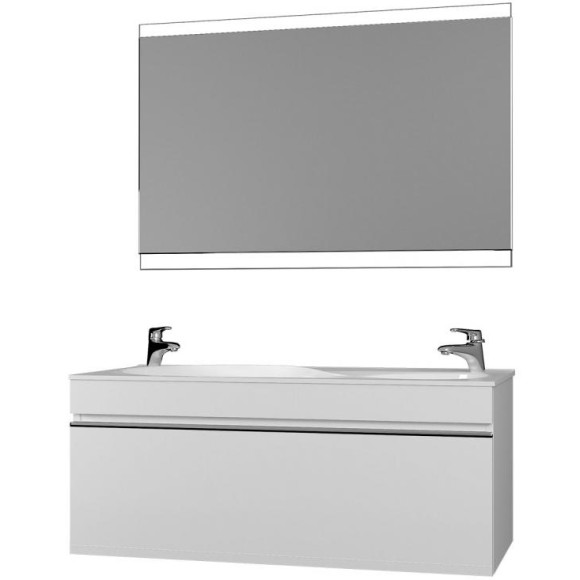 Тумба под раковину Velvex Otto 100 tp.OTO.OTT.100.1Y Белая глянцевая Тумба под раковину Velvex Otto 100 tp.OTO.OTT.100.1Y Белая глянцевая