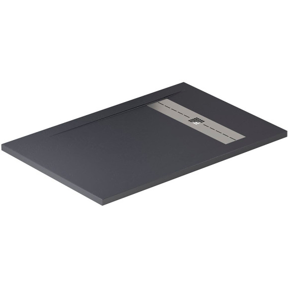 Душевой поддон из искусственного камня Allen Brau Infinity 120x80 8.21002-AM Антрацит Душевой поддон из искусственного камня Allen Brau Infinity 120x80 8.21002-AM Антрацит