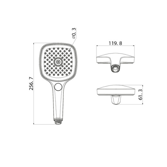 Ручной душ Iddis Slide SLI3F0Ci18 Хром Ручной душ Iddis Slide SLI3F0Ci18 Хром