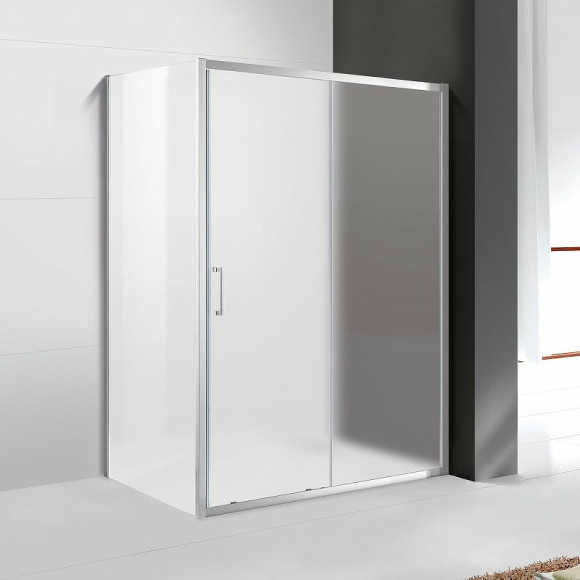 Душевой уголок Cezares Molveno 150x90 MOLVENO-AH-11-150/90-P-Cr профиль Хром стекло текстурное Душевой уголок Cezares Molveno 150x90 MOLVENO-AH-11-150/90-P-Cr профиль Хром стекло текстурное