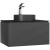Тумба под раковину Jorno Stone 100 Stn.01.100/P/A/JR подвесная Антрацит