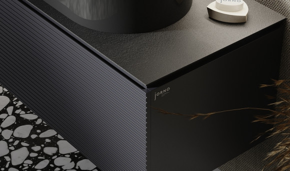 Тумба под раковину Jorno Stone 100 Stn.01.100/P/A/JR подвесная Антрацит