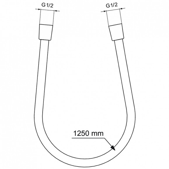 Душевой шланг Ideal Standard Ideal Flex BE125XG Silk Black