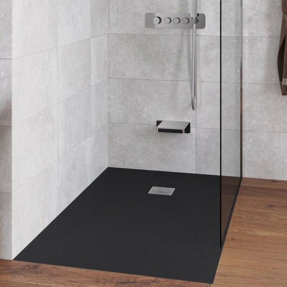 Душевой поддон из искусственного камня Excellent Arda 180x90 BREX.1503.180.090.BLN Черный Душевой поддон из искусственного камня Excellent Arda 180x90 BREX.1503.180.090.BLN Черный