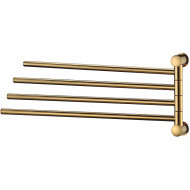 Полотенцедержатель WasserKRAFT K-1034PG поворотный Золото глянцевое