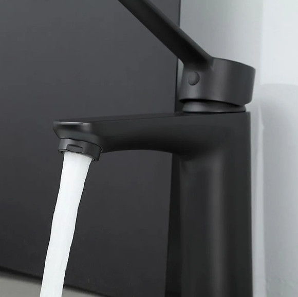 Смеситель для раковины Gappo G21-6 G1021-6 Черный матовый