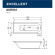 Акриловая ванна Excellent Aurum 150x70 WAEX.AUR15WH без гидромассажа