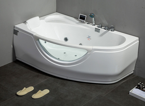 Акриловая ванна Gemy 161х96 G9046 K L с гидромассажем Акриловая ванна Gemy 161х96 G9046 K L с гидромассажем