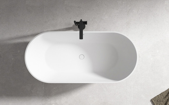 Акриловая ванна Abber 172х79 AB9241MW без гидромассажа