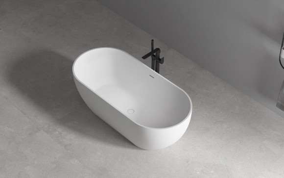 Акриловая ванна Abber 172х79 AB9241MW без гидромассажа