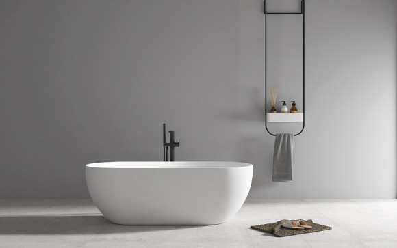 Акриловая ванна Abber 172х79 AB9241MW без гидромассажа