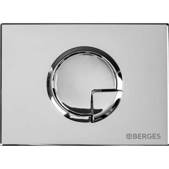 Инсталляция Berges Novum 040223 для унитаза с клавишей смыва Хром