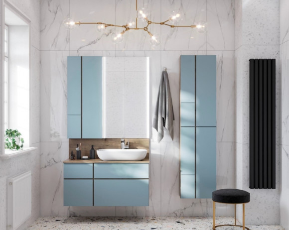 Тумба под раковину Aquaton Мишель 80 1A256801MIX30 подвесная Дуб рустикальный Фьорд