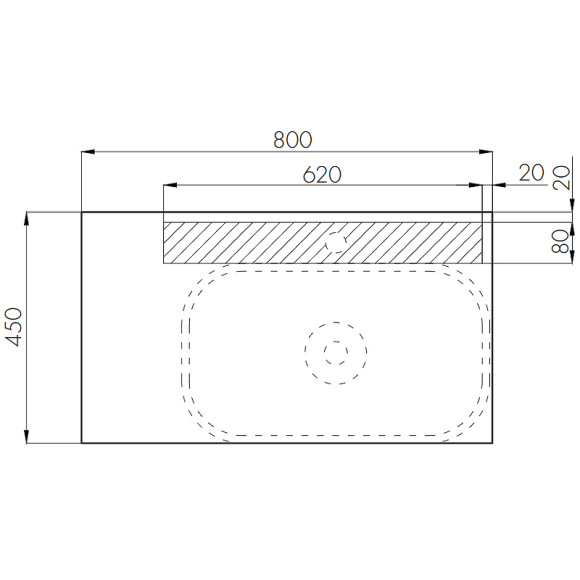 Тумба под раковину Aquaton Мишель 80 1A256801MIX30 подвесная Дуб рустикальный Фьорд
